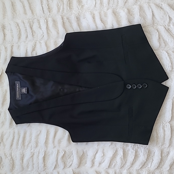Banana Republic Factory Jackets & Blazers - Women's Small Banana Republic Black Wool Blend Vest Punk Goth